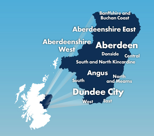 central region constituencies on map