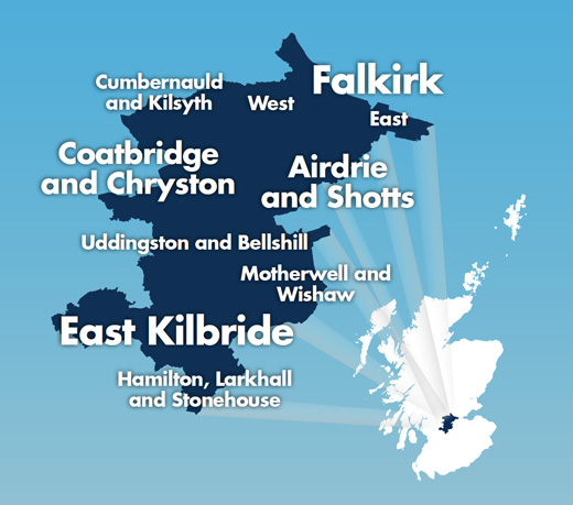 central region constituencies on map