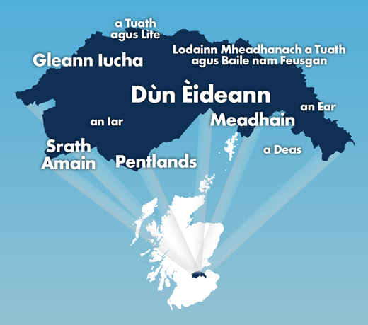 lothian region constituencies on map